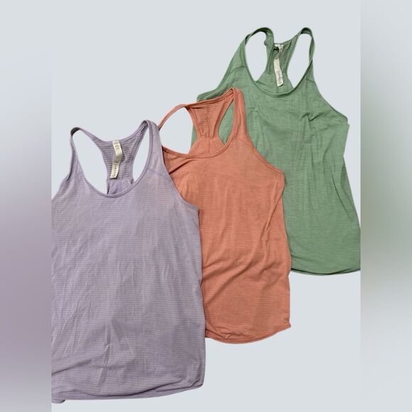 3 Pk Lululemon Essential Tank Tops - Picture 1 of 9